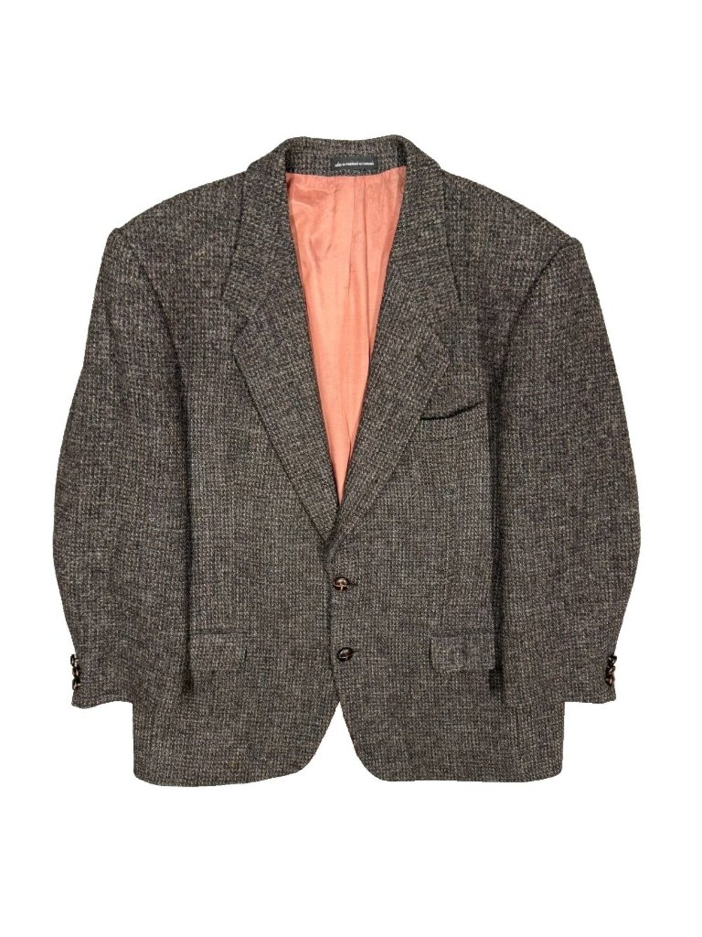 Harris Tweed Blazer Brown Wool Sport Coat Canada 40S